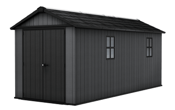Newton Plus Shed 7.5x17ft - Grey