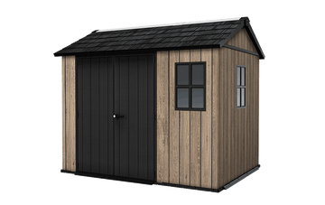 Signature Apex Shed 9x7.5ft - Ashwood Brown