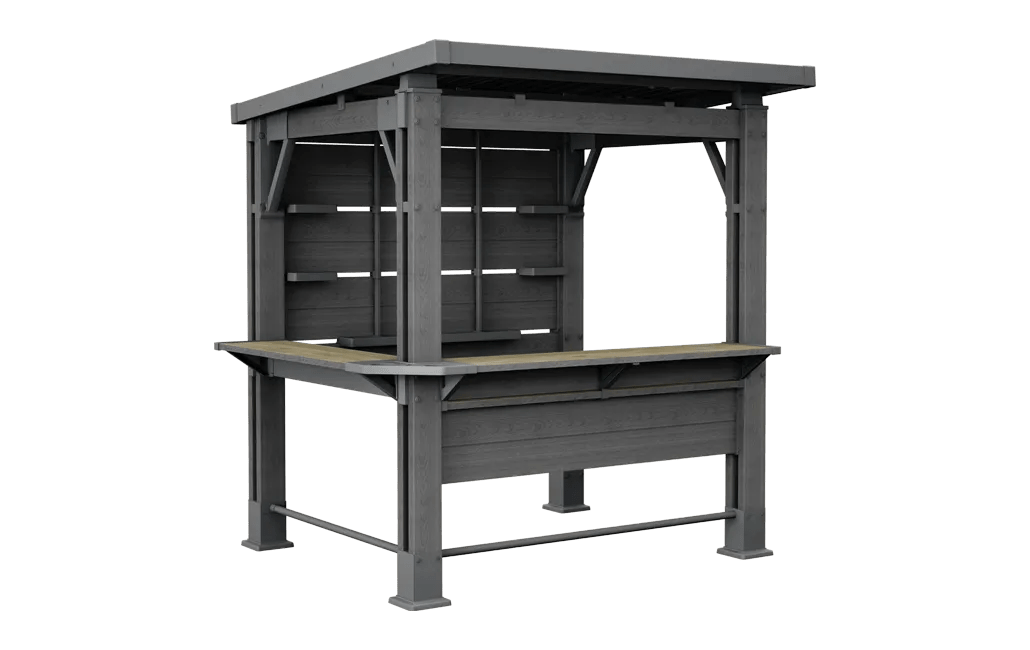 Signature Bar Gazebo - Ashwood Brown