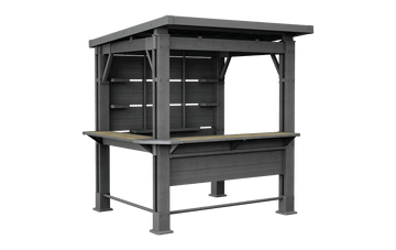 Signature Bar Gazebo - Ashwood Brown