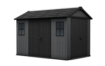 Newton Plus Dual Entry Shed 11x7.5ft - Grey