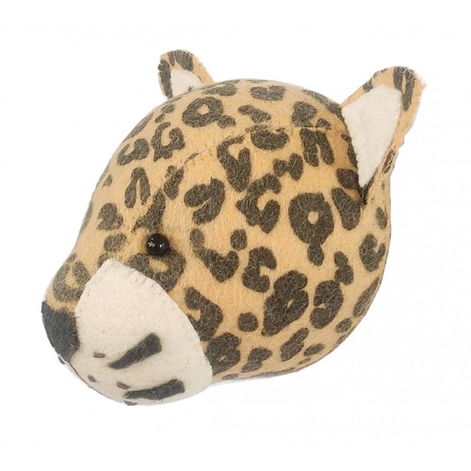 Mini Leopard Head Wall Decoration